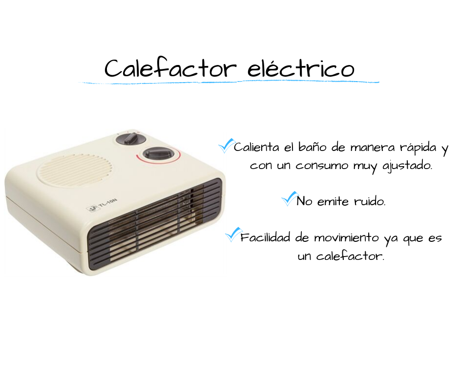calefactor eléctrico